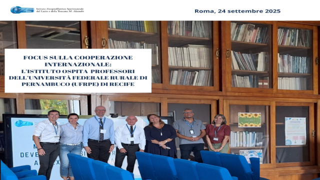 IZSLT: scambio scientifico Italia – Brasile in sanità veterinaria